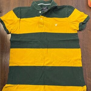 American Eagle The Eagle Polo Y2K Rugby Style